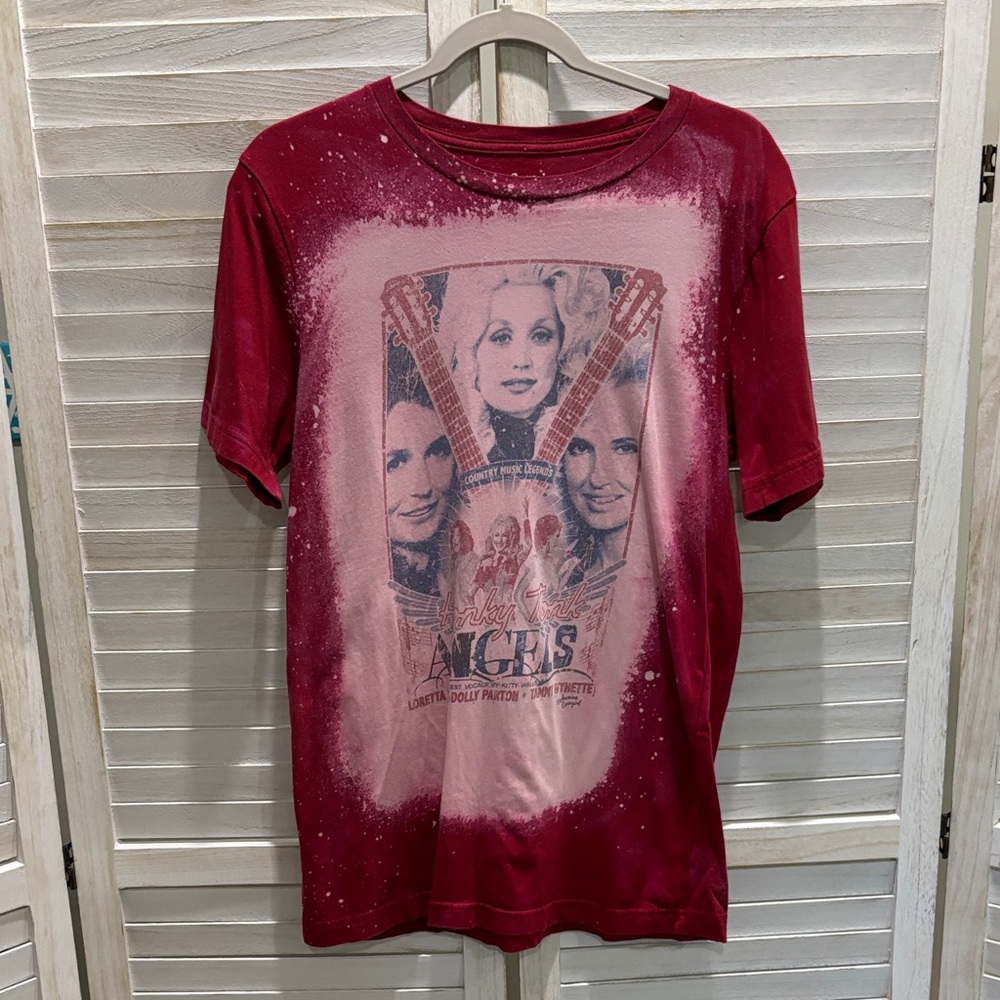 Vintage Red Graphic Tee with Iconic Print